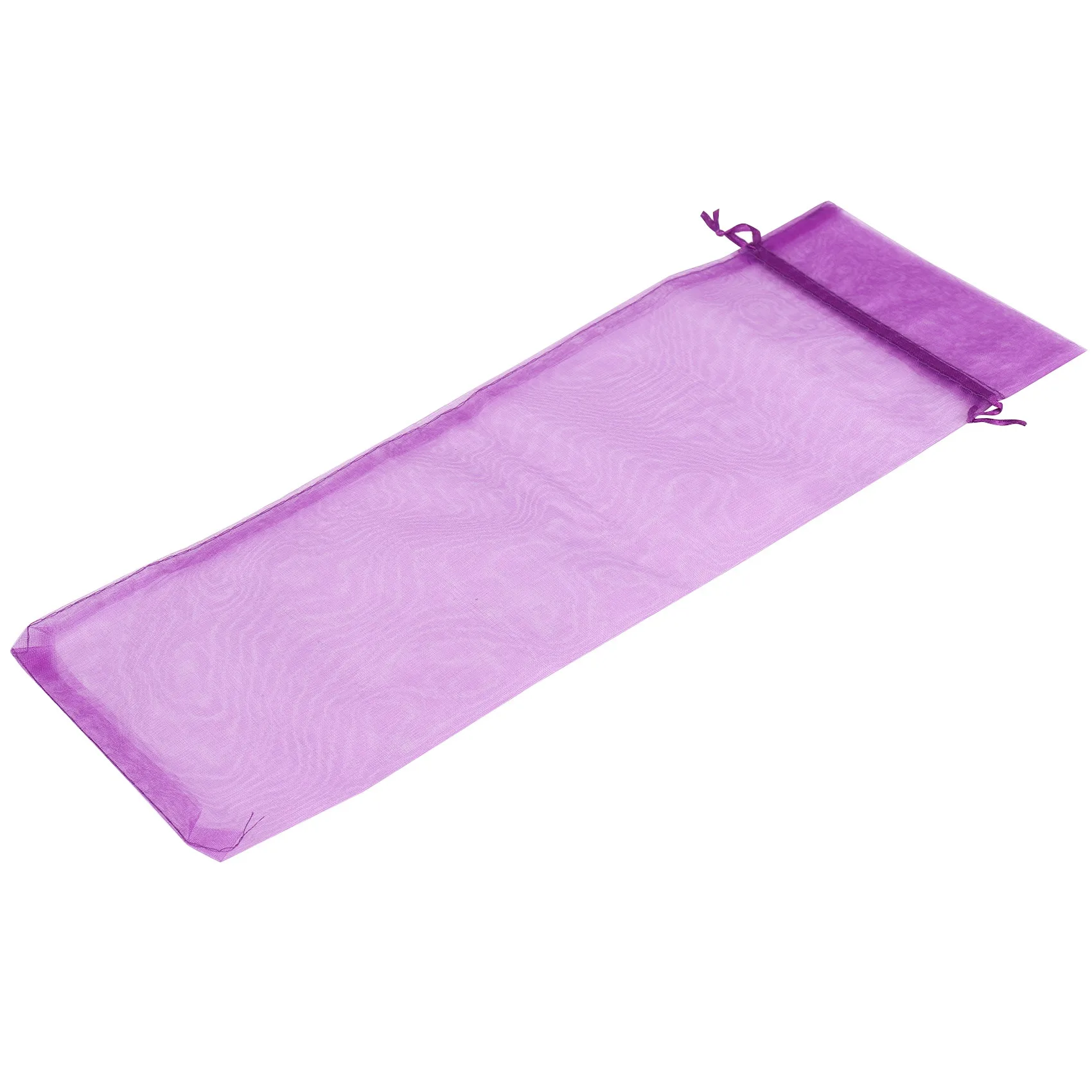 SLQZT 10 × أكياس هدايا لزجاجة النبيذ الأورجانزا الشفافة لحفلات الزفاف الحالية