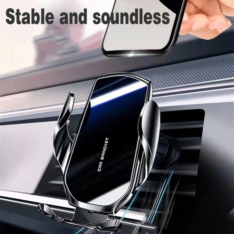 Car Phone Holder Smart Phone Stand Air Vent Gravity Car Mount GPS Support In Car Bracket For iPhone Xiaomi Samsung Huawei Realme