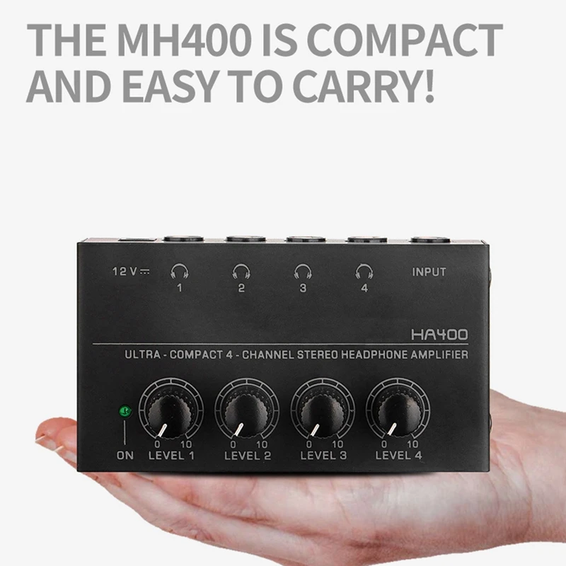 XB-HA400 Headphone Amplifier 4-Way Monitor Headphone Amplifier Headphone Monitor Amplifier