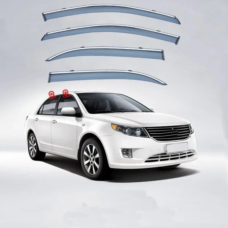 Window Visor Side Window Deflector Car Weather Shields For Geely GC7 2011 2012 2013 2014 2015 2016 2017 2018 2019 2020 2021