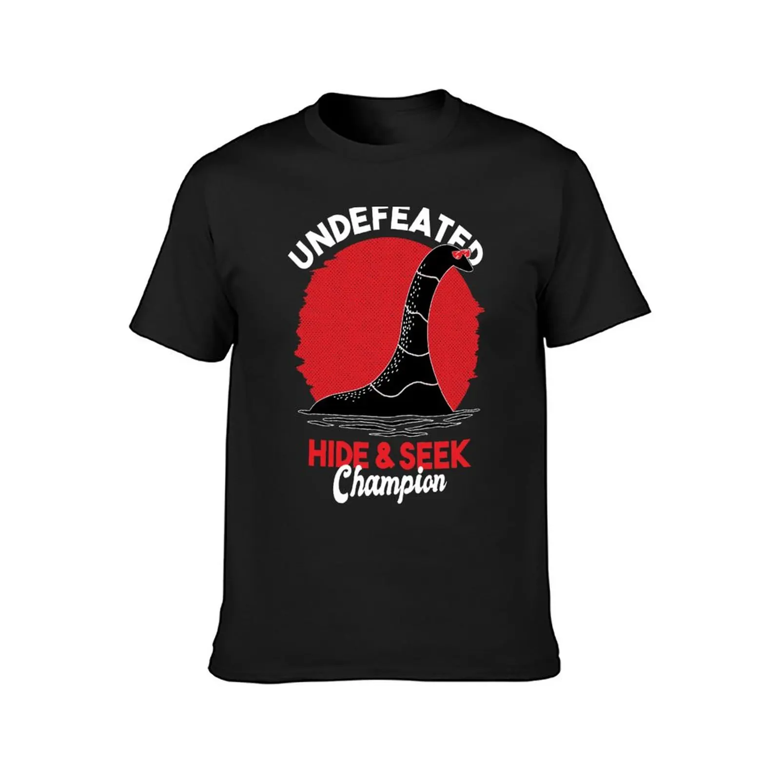 Undefeated hide & seek champion Loch Ness T-Shirt new edition customs tops mens vintage t shirts