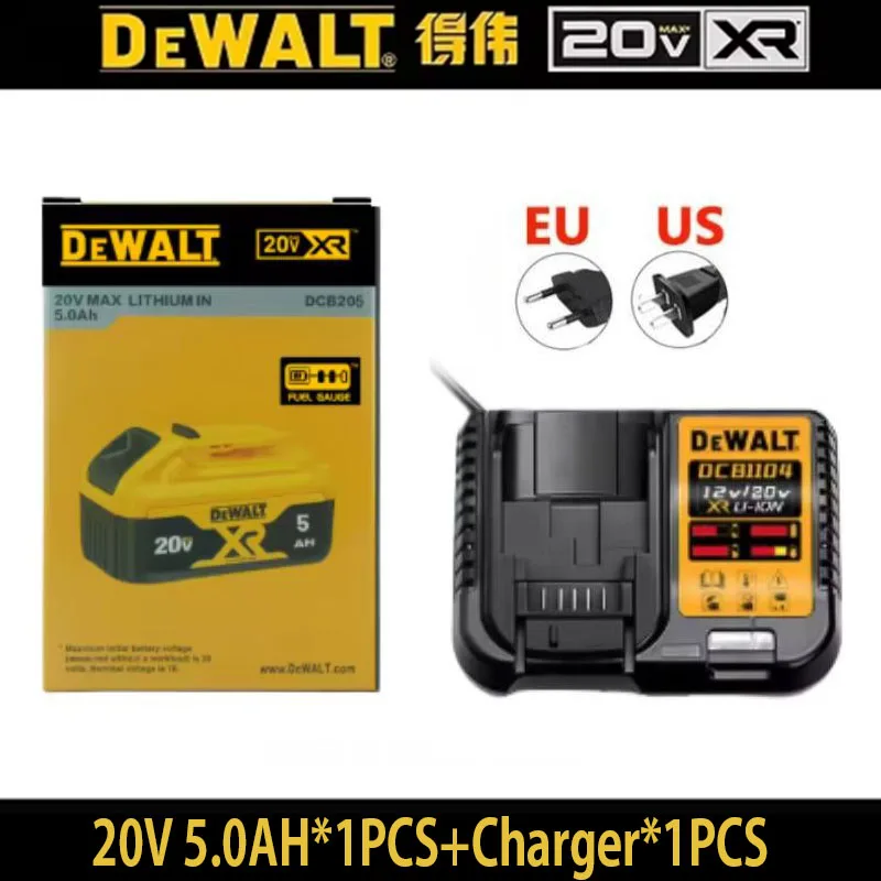 Q Original DeWalt 6Ah/5Ah/ 20V battery replaceable DCD887 DCD805 DCF860 Dcd796 DCG406 DCF880 DCF512 DCD805 power tools battery image 3