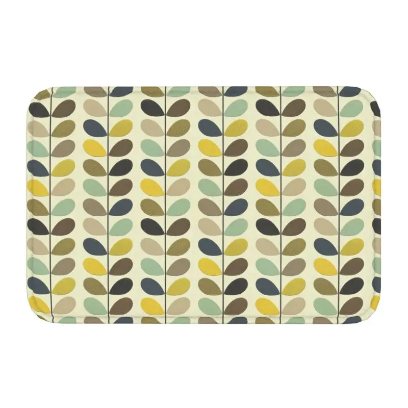 Scandinavian Floral Orla Kiely Door Mat Non-slip Kitchen Bathroom Rug  40*60cm Entrance Toilet Living Room Floor