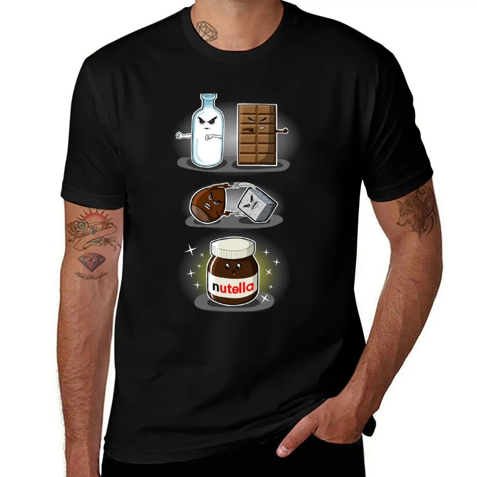 Nutella fusion T-Shirt mens graphic t shirts man t shirts for men T-Shirt