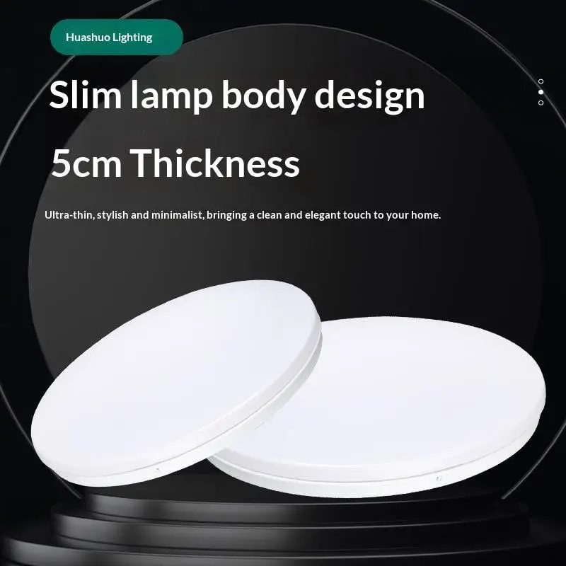 Round LED Ceiling Light Modern Home Decorative Ceiling Lighting Fixture 36/72/96W Living Room Badroom Indoor Kitchen Light