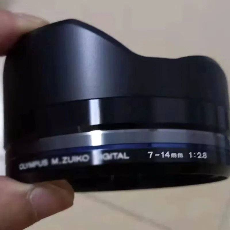 Novas peças originais do capô dianteiro para lente Olympus M.ZUIKO DIGITAL ED 7-14mm f/2.8 PRO