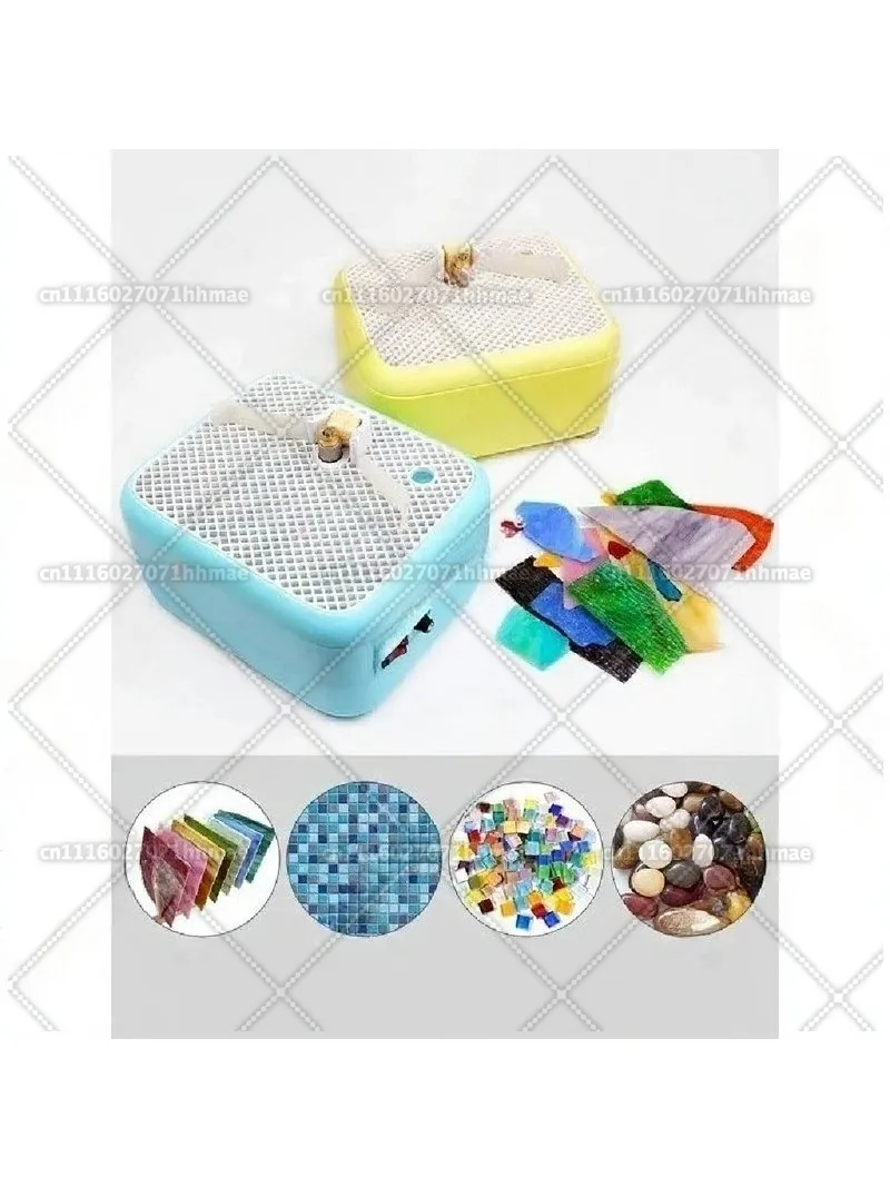 220V Portable Electric Stained Glass Grinder Machine Multifunctional Glass Ceramic Grinding Table Set DIY Handmade Craft Tools B
