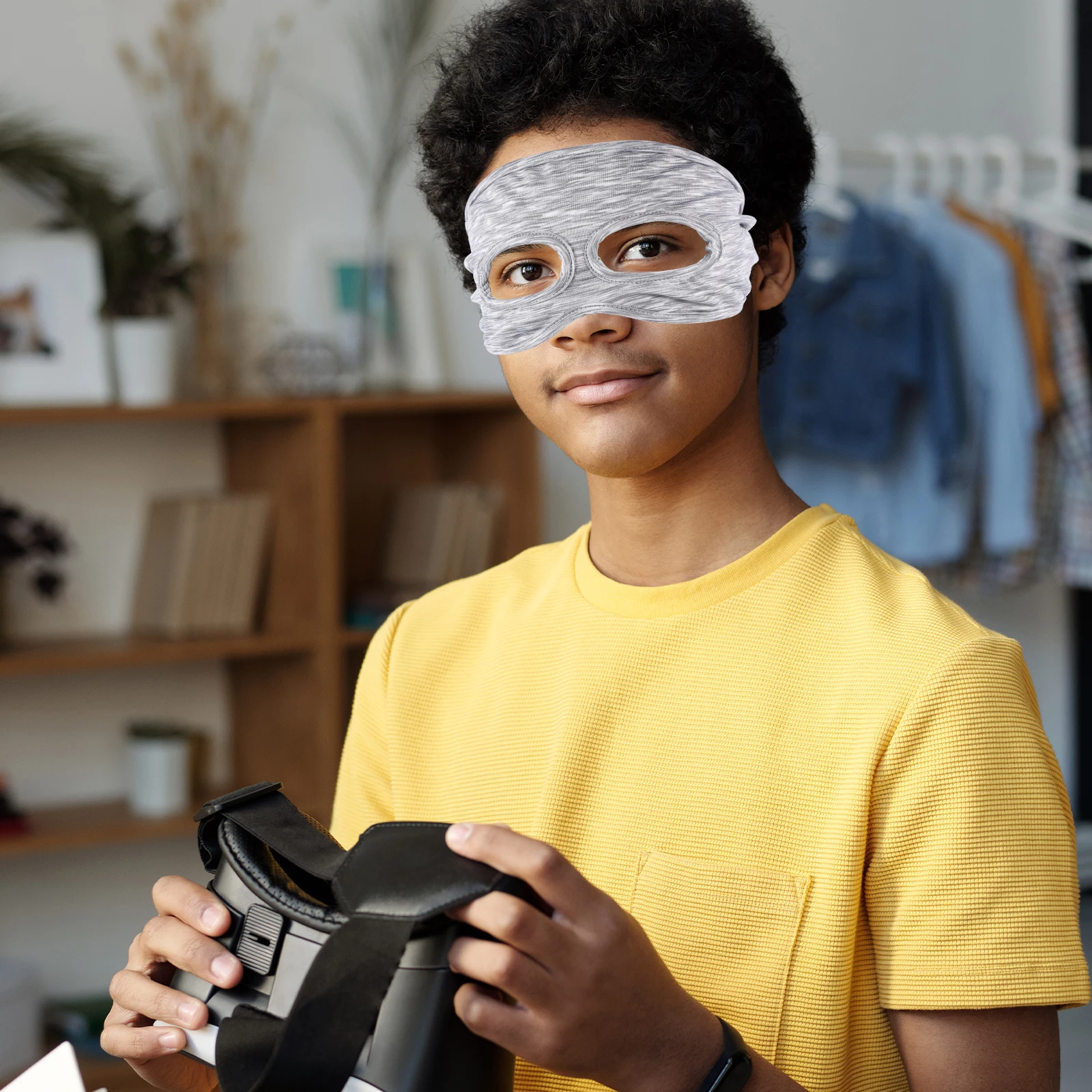 

1pcs Mask Cover Soft Elastic Vr Headset Sweat Band For Gaming Comfort Eye Protection Padding Accessory Portable Audio