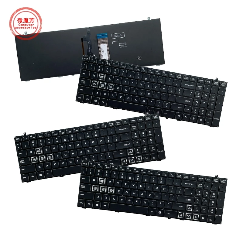 

New US Laptop Keyboard Backlight For Hasee Z7-KP5GA Z7M-KP5GA Z7-CT5GA Z7-KP5GC Z7M-KP5GC Z7M-CT5GA G7-CT7VK T50 T50TI