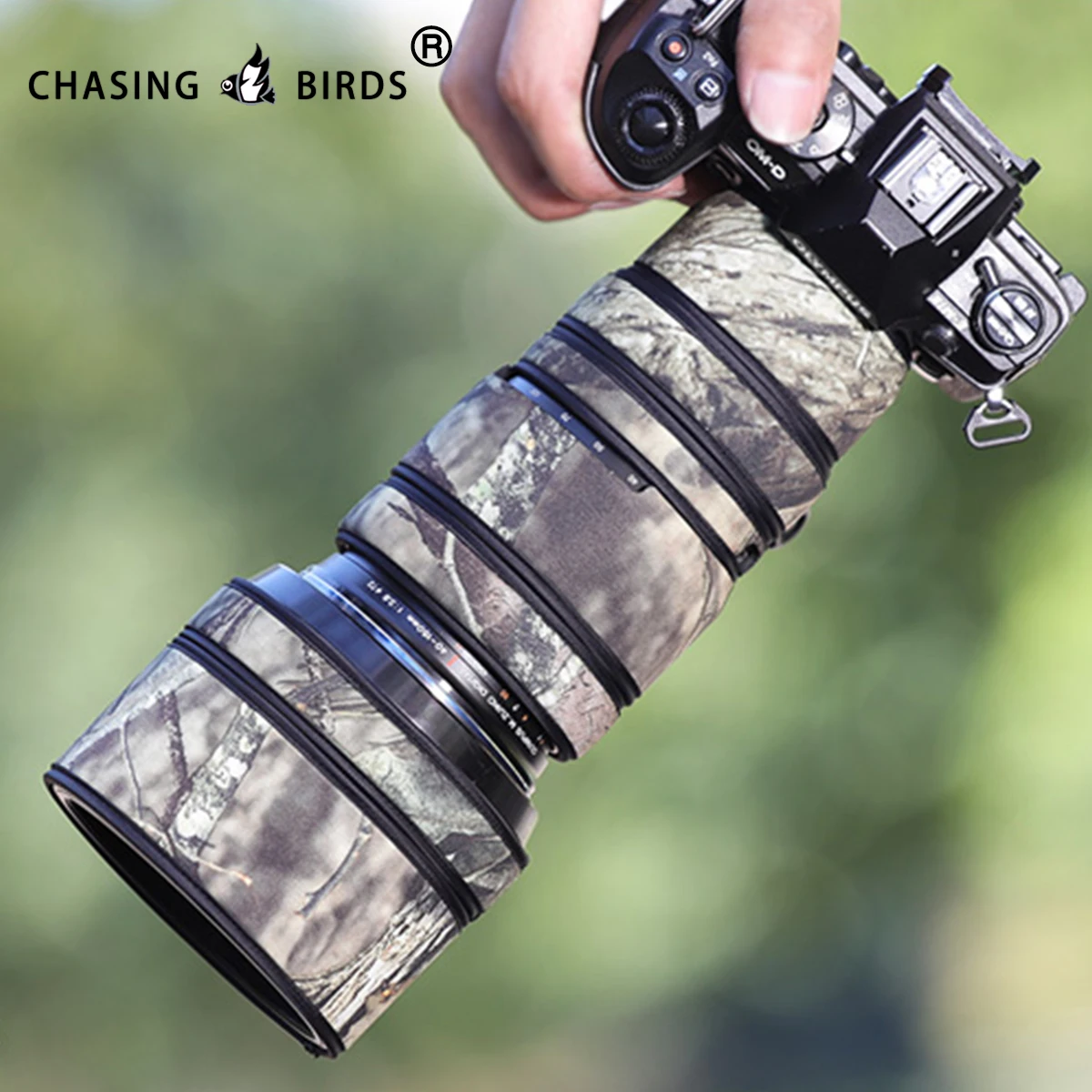 

CHASING BIRDS camouflage lens coat for OLYMPUS 40 150 F2.8 PRO waterproof and rainproof lens protective cover olympus 40-150mm