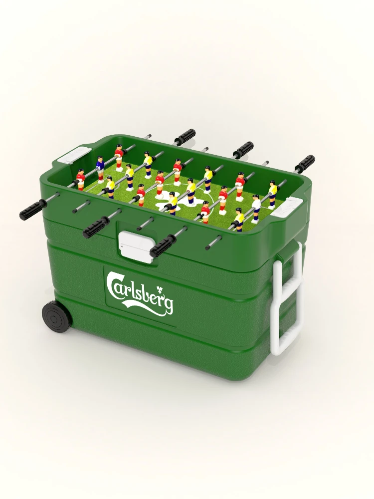 

TR-popular table foosball with plastic cooler box bring wheels football,biliardino,foosball cooler for hiking shoes