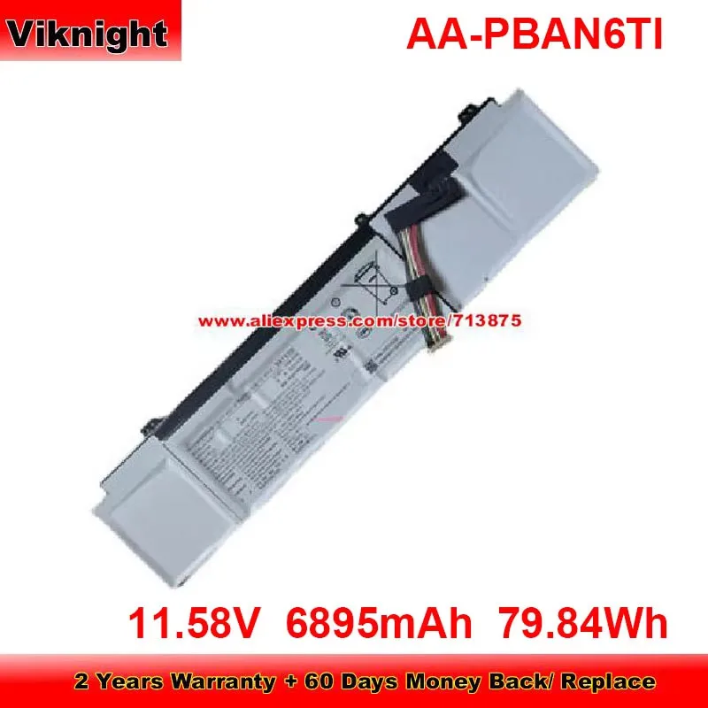 AA-PBAN6TI Battery for Galaxy Book Odyssey NP762XDA NP762XDA-XA1US NP762XDA-XA2US NP762XDA-XA3US 11.58V 79.84Wh
