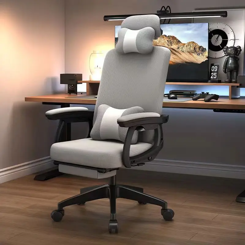 Cadeiras de Escritório Ergonômicas Simples e Confortáveis para Longas Horas de Uso, Posições de Sentado e Deitado, Móveis de Escritório, Cadeiras de E
