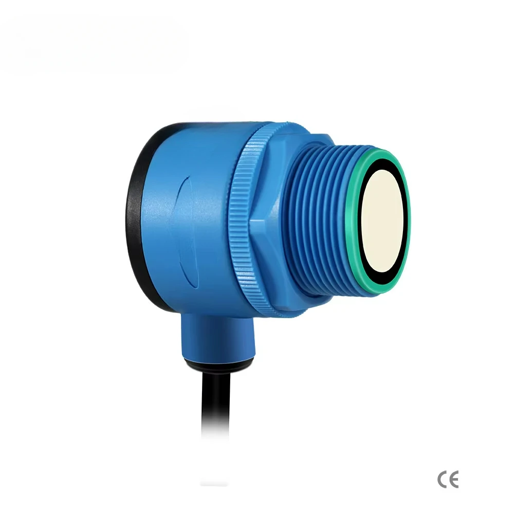 QF30U Long Distance Ultrasonic Sensor Reflective Type Light-on Dark-on NPN 4-20mA Lead Wire Included