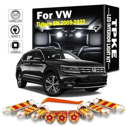 TPKE 13Pcs Canbus LED Interior Map Dome Light Kit For Volkswagen VW Tiguan 5N 2009 2010 2011 2012-2022 Car Led Bulbs No Error