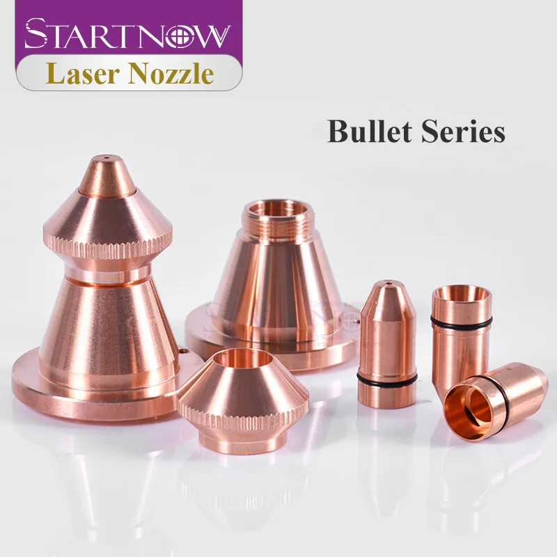 

Startnow пулевое сопло для волоконной режущей головки H22 D10,5 мм, однослойное распылительное сопло для WSX Raytools BT210S, сварочная головка