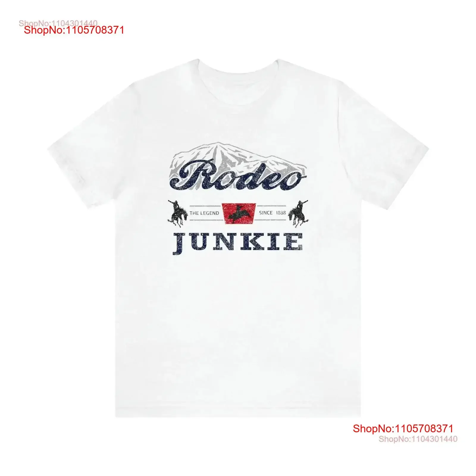 Rodeo Junkie T Shirt Cowboy Cowgirl Honky Tonk vintage Washed Breathable graphic streetwear Top For Everyday Wear Comfortable