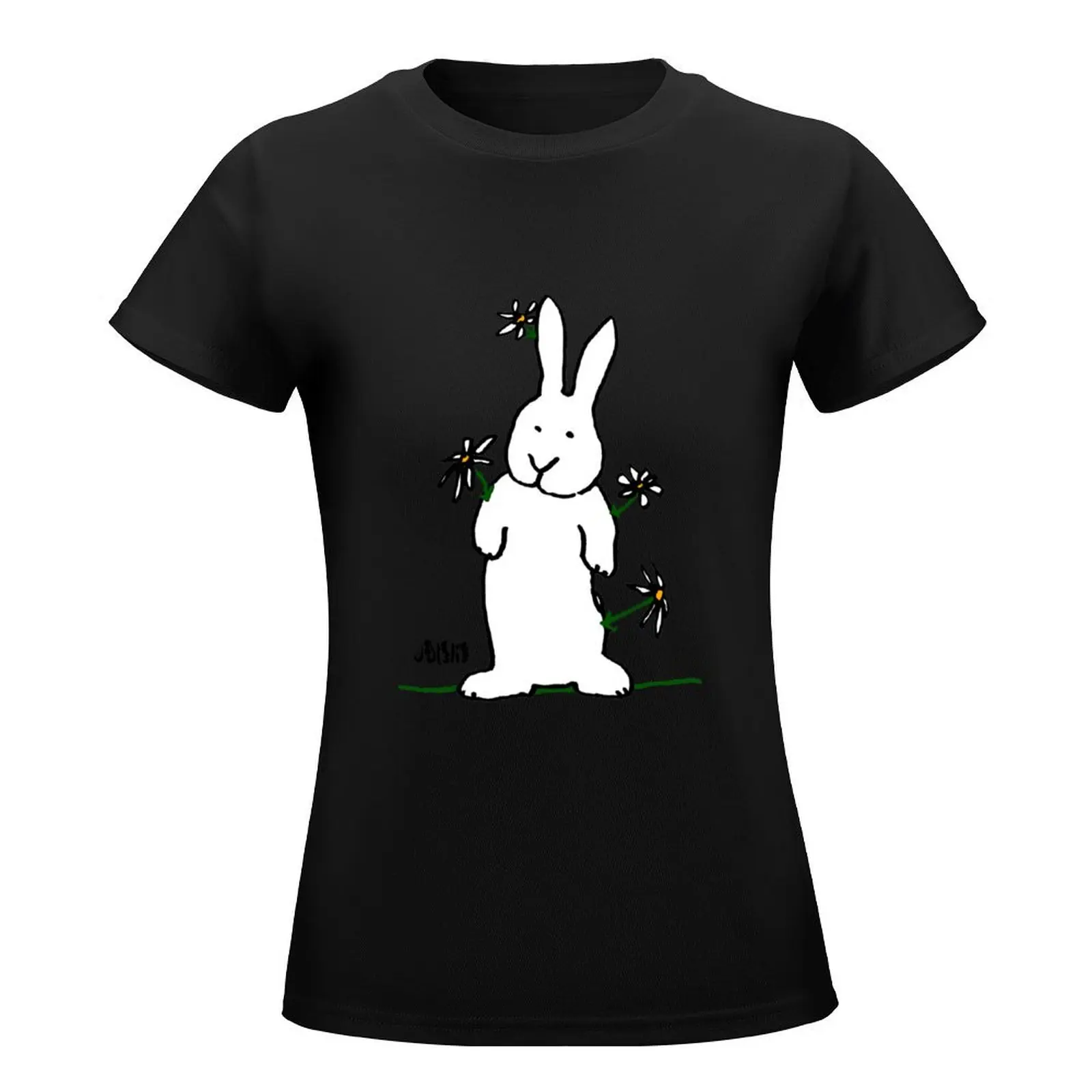 Daisy - Bunny T-Shirt funny cute clothes plus size tops Women clothing