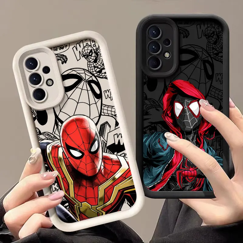 Cool Spiderman Marvel Case For Samsung Galaxy A55 A54 A35 A53 A52 A34 A12 A13 A14 A15 A16 A21S A25 A32 A33 Silicone Phone Cover