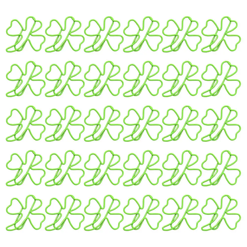 

30Pcs Unique Leaf Paperclips Colored Creative File Clips for Office School Documents Folder Paper Clip Accessories