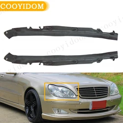 Car Front  Headlight Cover Seal Trim Strips For Mercedes Benz S W220 S280 S350 S430 S500 S600 2003-2005 A2208260781 A2208260791