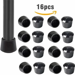 Neue 16Pcs Gummi Stuhl Bein Tipps Caps Möbel Fuß Table End Kappe Deckt Boden Protector für Indoor Hause Stuhl boden Schutz