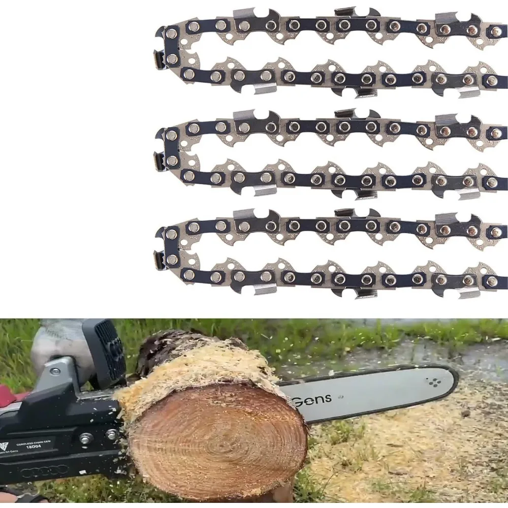 

Сменная цепь для бензопилы 20 дюймов, шаг 325, 81 звено, 3 штуки в упаковке