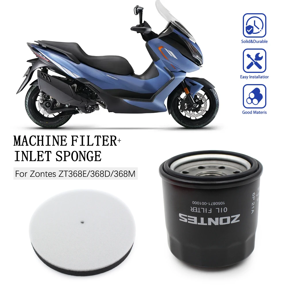 

For ZONTES ZT368E 368D 368M Motorcycle Accessories Oil Filter Fuel Filter Element Engine