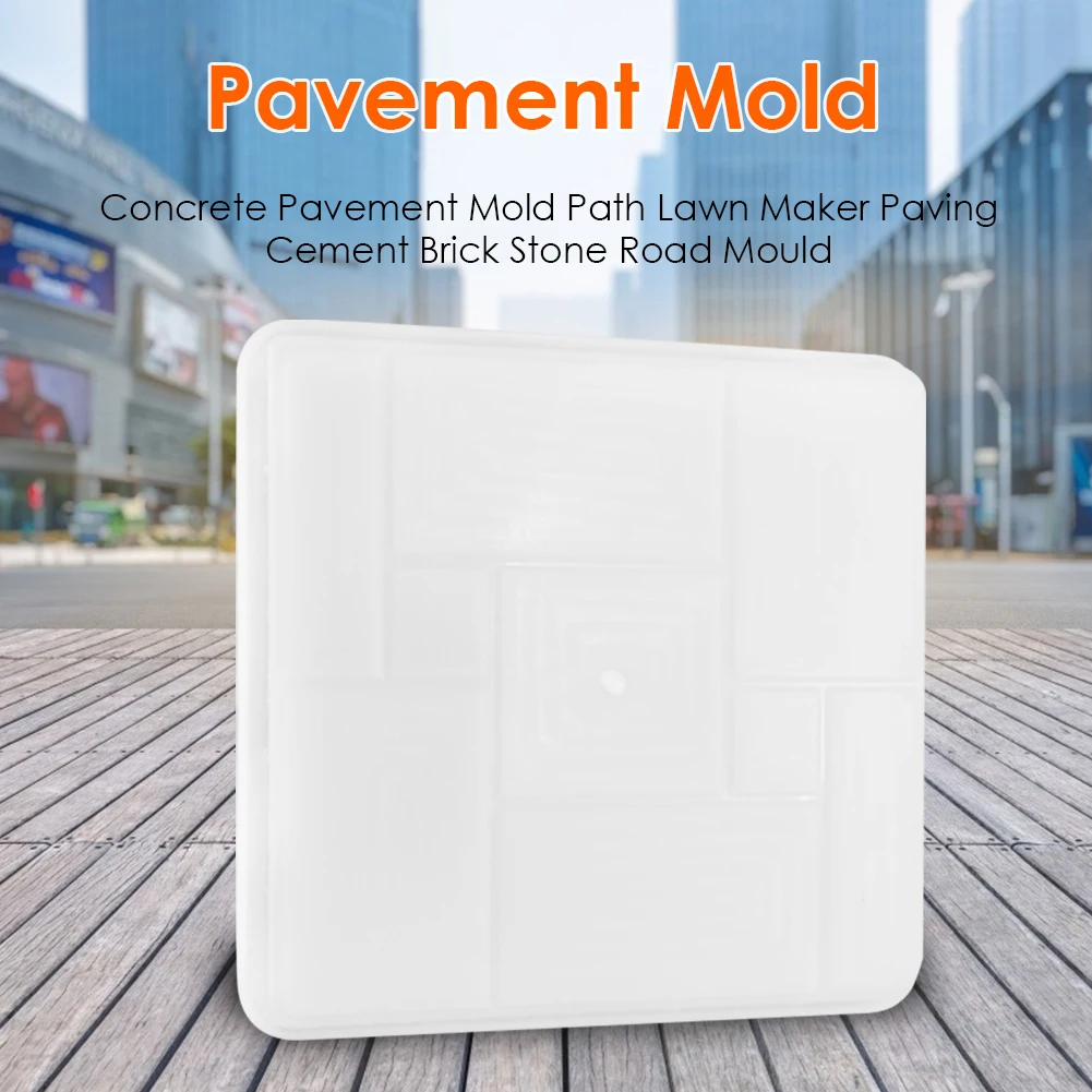 

Garden Pavement Mold Reusable Concrete Brick Mould DIY Manually Handmade Practical Portable Multi-function for Home Courtyard