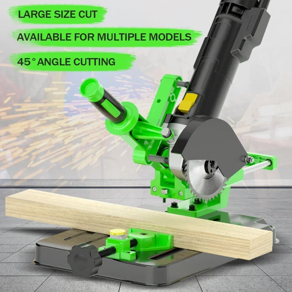 DIY Cut Stand Angle Grinder Support Woodworking Tool Holder Dremel Power Tools Accessories Angle Grinder Stand