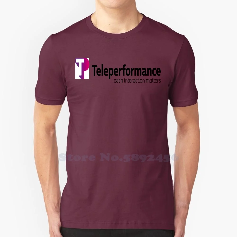 Teleperformance Brand Logo Streetwear T Shirt Top Quality Graphic Tees