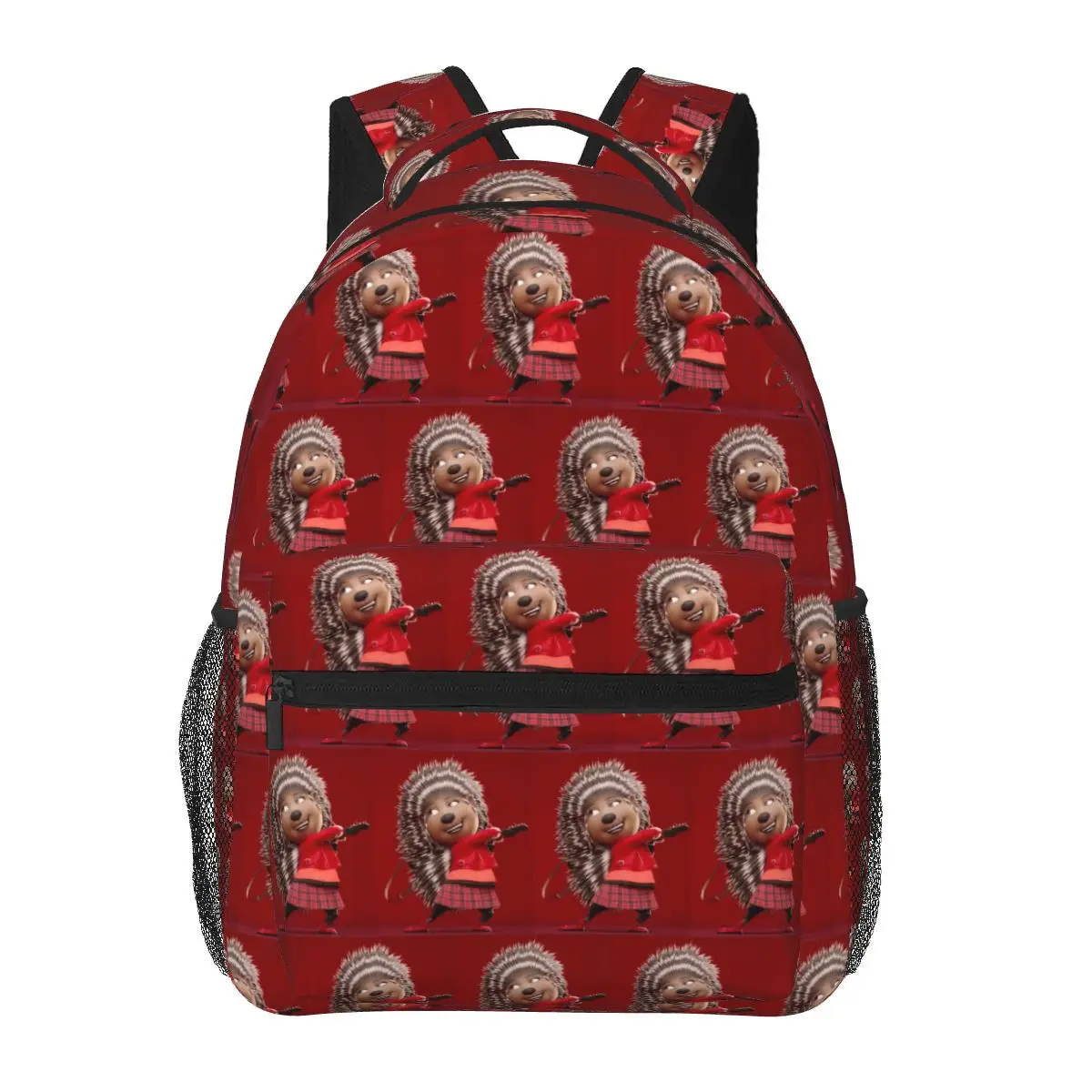 Ash Sing Movie Backpacks Boys Girls Bookbag Students School Bags Cartoon Kids Rucksack Shoulder Bag Large Capacity