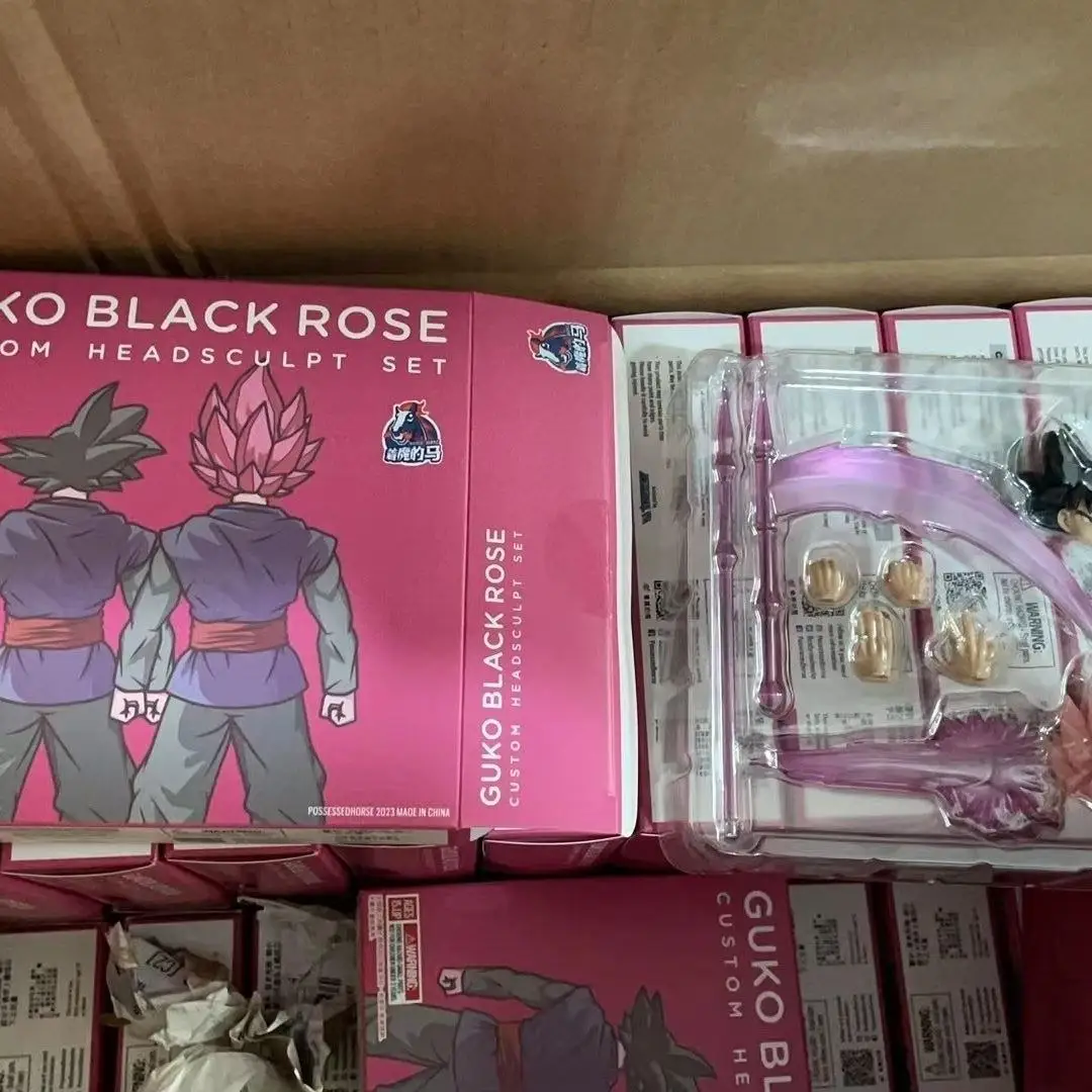 In Stock Fit Dragon Ball S.h.figuarts Shf Chosen Ones Black Goku Accessories Anime Action Figure Toys Model Collector