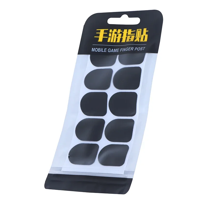10 Pcs Mobile Game Finger Stickers Full Touch Screen Finger Sticker Sweat-Proof & Breathable Screen Contact Stickers For Gloves