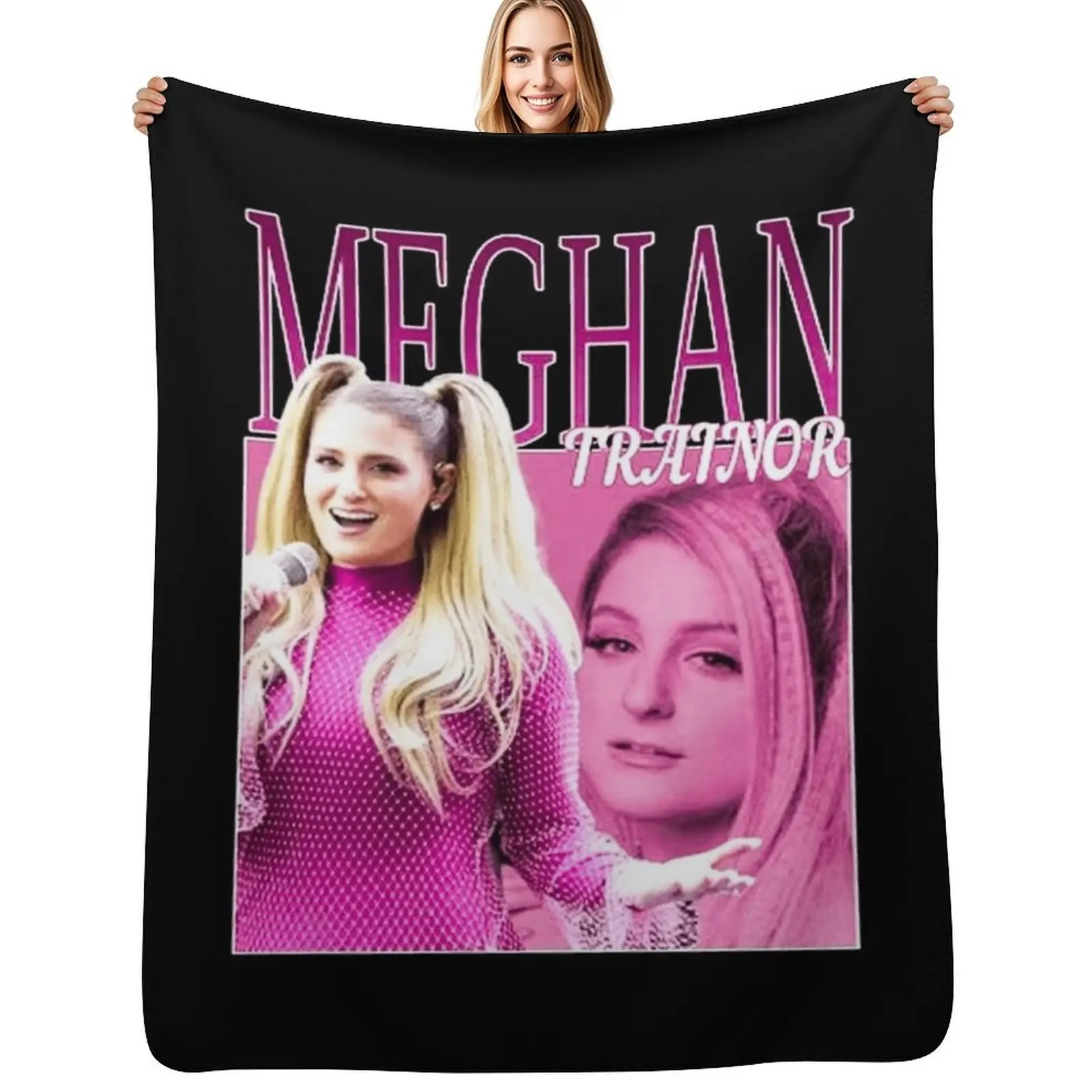 

Meghan Trainor Throw Blanket Thin Multi-Purpose Thins Blankets