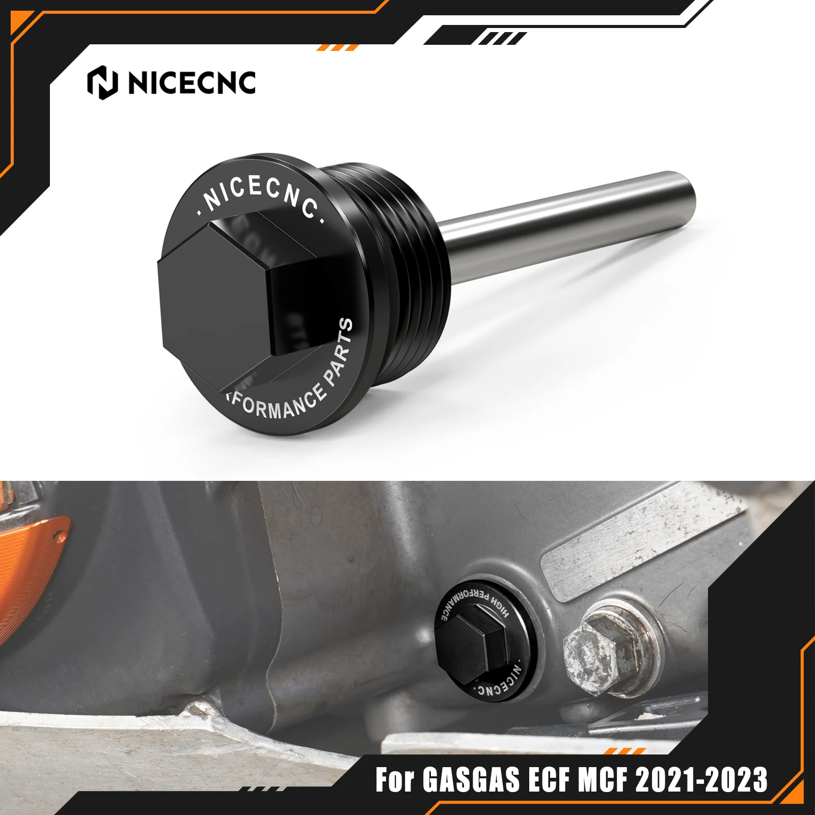 

NICECNC For GasGas EC250F ECF 350 MC250F MCF 350 450 2021-2023 M20X1.5 Magnetic Oil Drain Plug For KTM EXCF 350 SXF 450 SXF 250