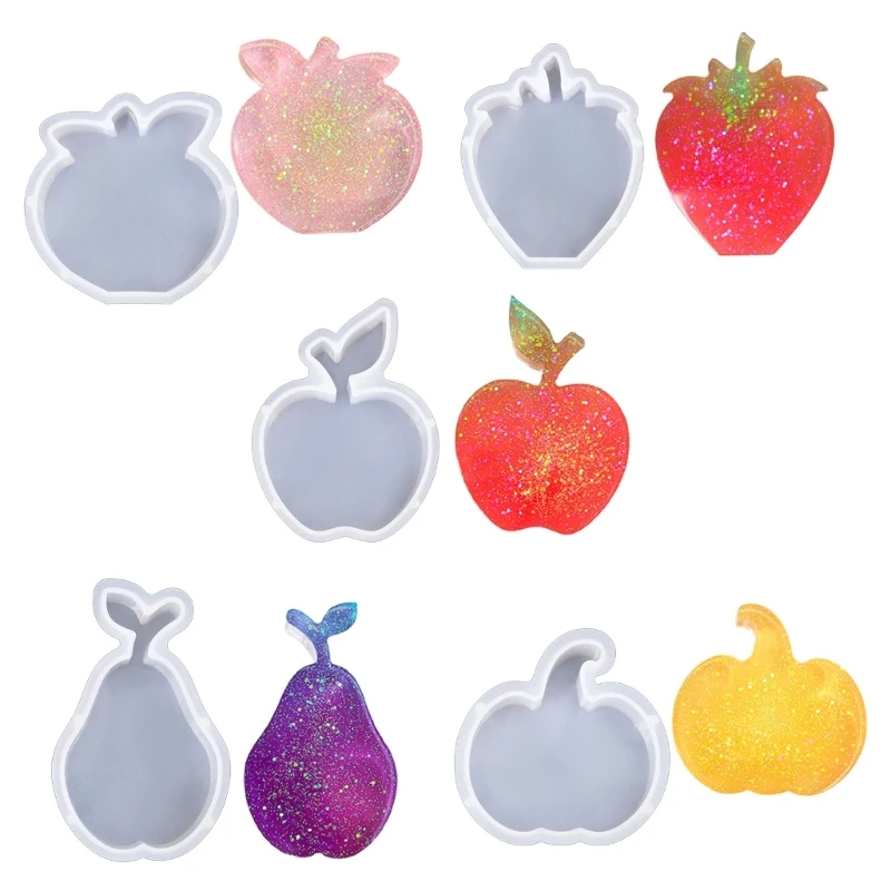 Stampo in resina per frutta Stampi per candele Stampi in silicone per ananas Stampi per dolci fai da te