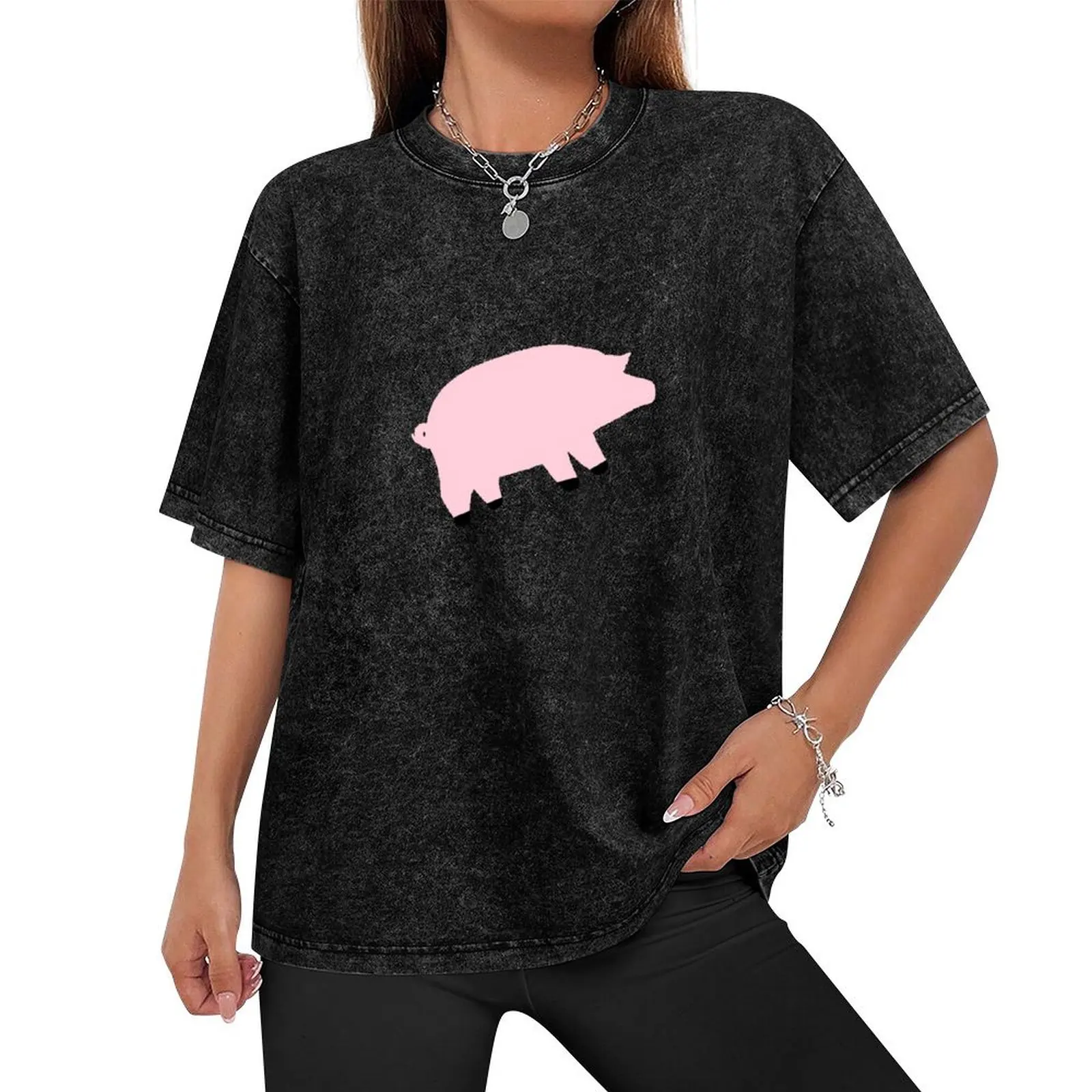 Floyd Pig Minimal T-Shirt basketball graphic tees tops tshirts for men