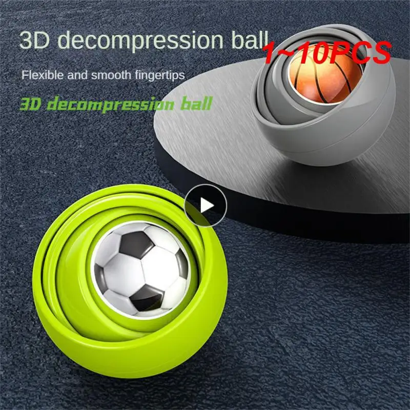 

1~10PCS Educational Toy Ball New Spinner Roller Anti Stress Toys Hobbies Fidget Roller Stress Relief Toy Decompression Ball Toy