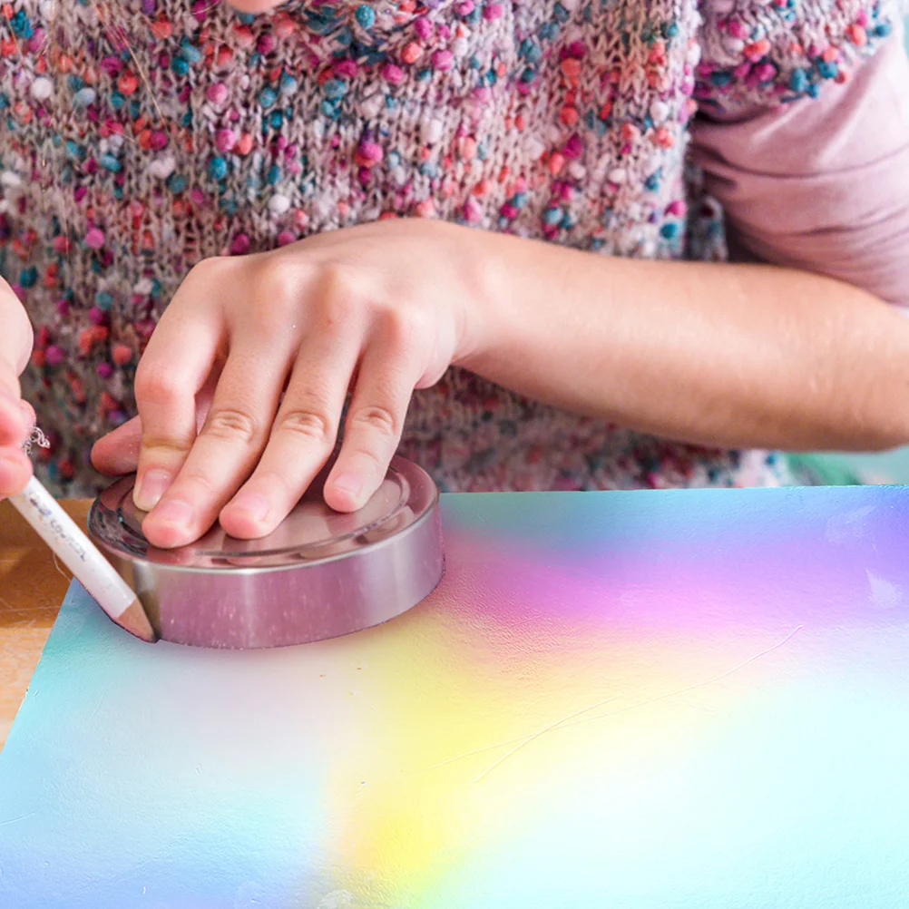 

10 Sheets Holographic Cardstock Paper Metallic Material for DIY Scrapbooking Painting Kids Handicraft Art Projects