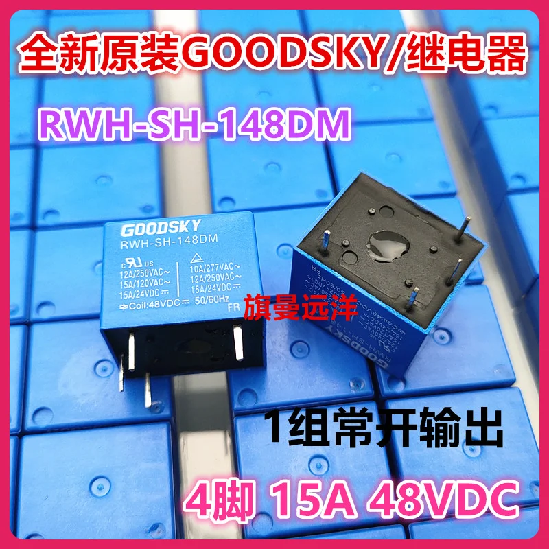 (10 unids/lote) RWH-SH-148DM GOODSKY 48V 48VDC 4 15A