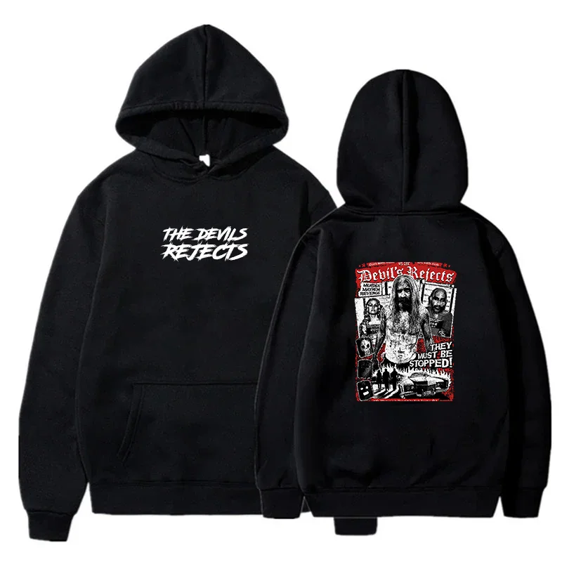 The Devils Rejects Double-sided Printed Hoodie Sweatshirt The devils rejects house of 1000 corpses horror movie Jumpers Hoodies