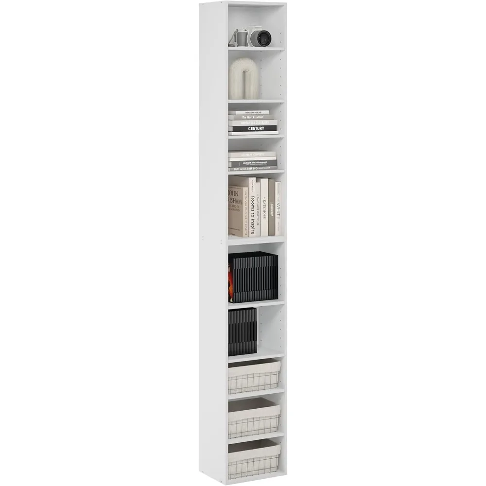 

Pasir 10-Tier Open Shelf Bookcase, White