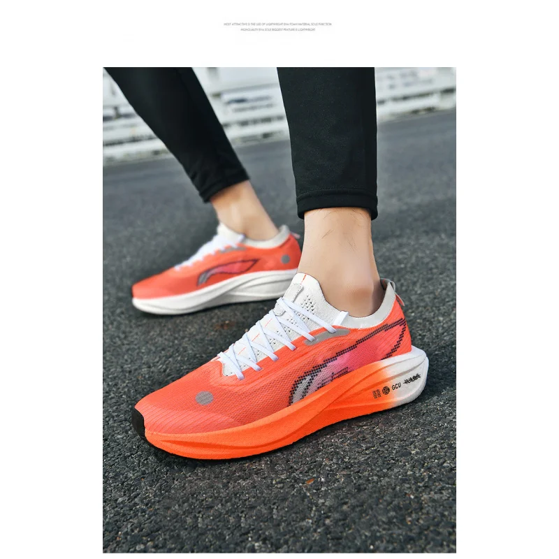 Bestseller herfstschoenen voor heren 2025, ademende sportschoenen van mesh, schokabsorberende hardloopschoenen, snelheidstraining, antislip hiki