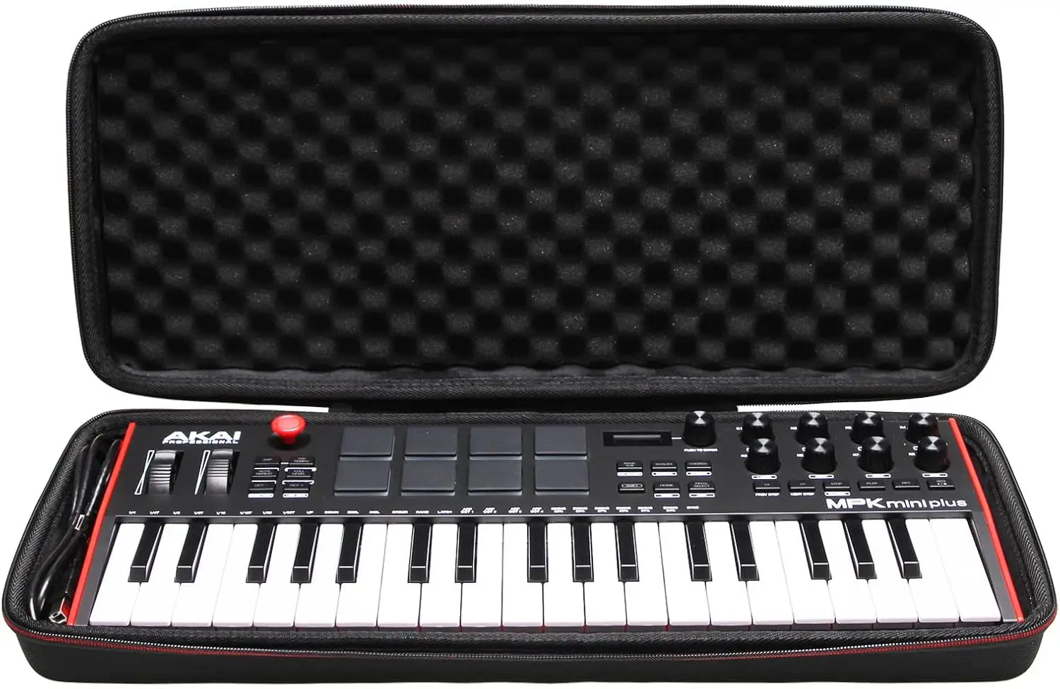 ltgem製-akai-professional-mpk-mini-plus-usb-midiキーボードコントローラー用ケース