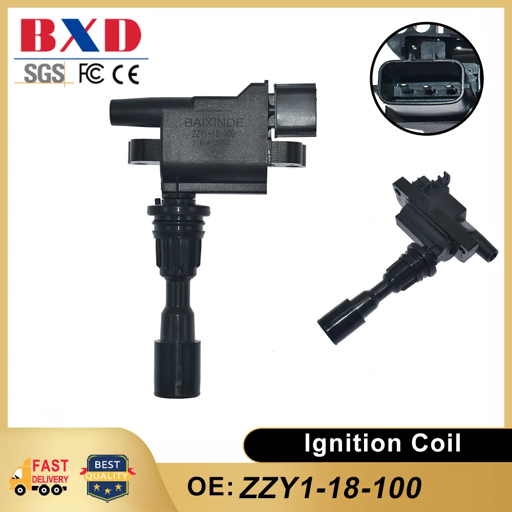 

1/2 шт. катушка зажигания ZZY1-18-100 ZZY118100 ZL0118100 UF-408 для MAZDA Miata 323 F 323 S 1,5 1,6