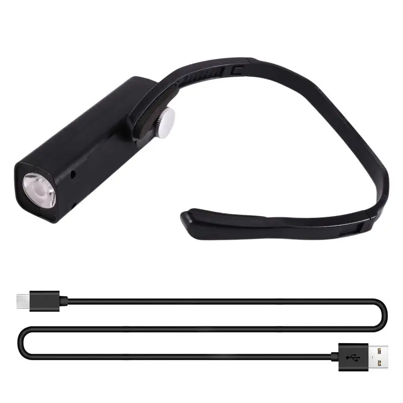 A53Q-Bluetooth Ear-Hanging Headlamp Phone Control LED Head Light Head Light With 3 Lighting Modes For Camping Running