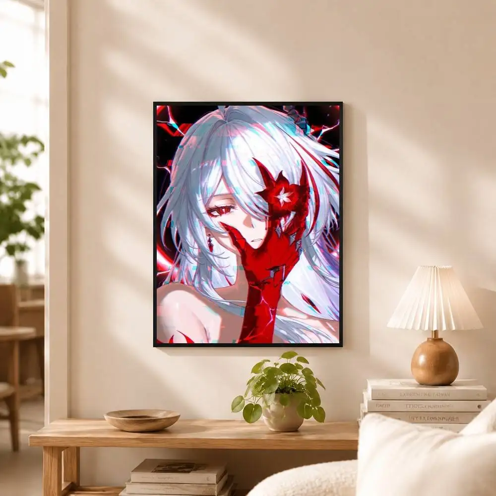 H-Honkai Star Rail Acheron  Poster High Quality Dorm Living Room Aesthetic Wall Decoration Painting Stickers Gift