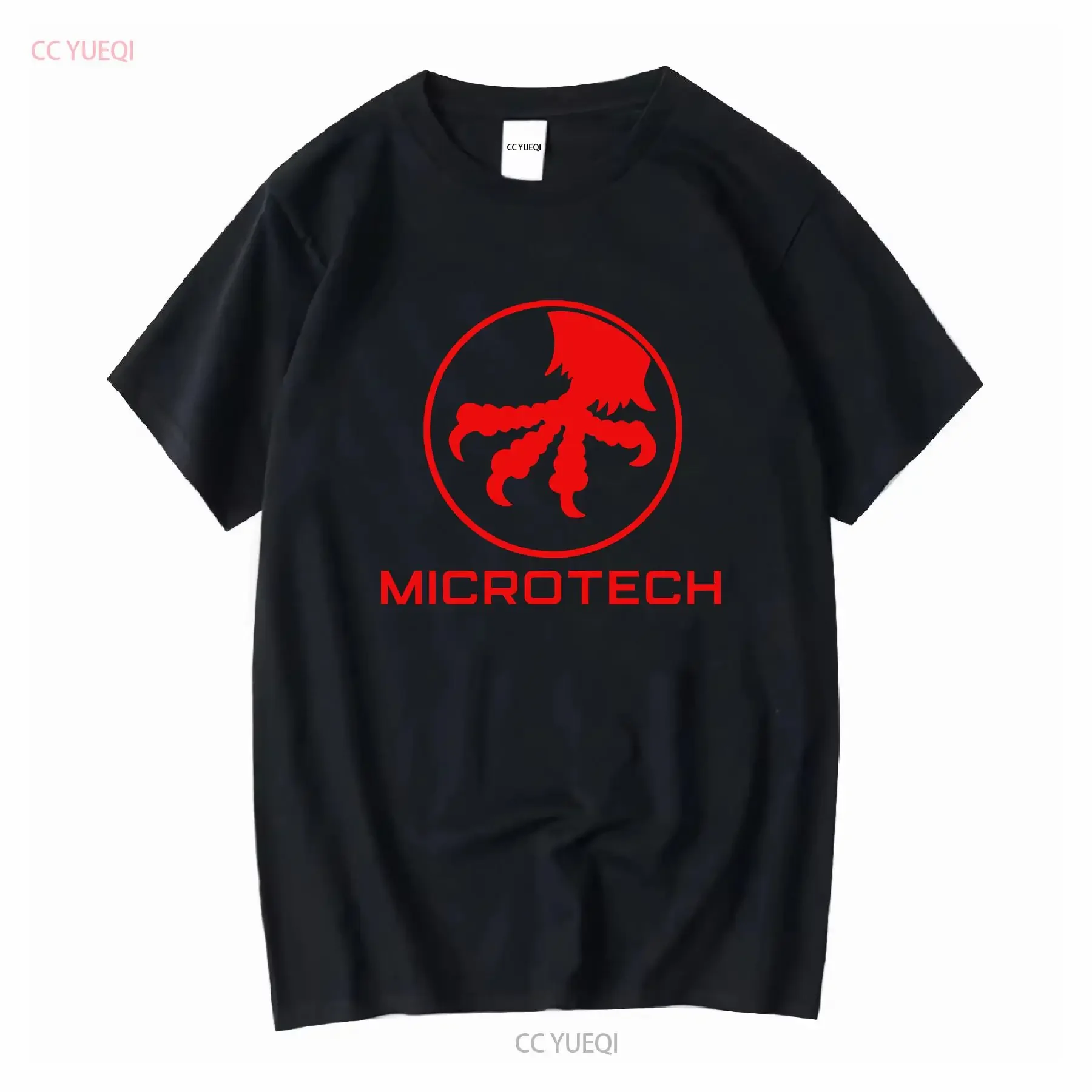 Microtech Knives Knife Tools Logo Schwarzes T-Shirt Größe S 3XL Vintage Washed Top für den Alltag Streetwear Atmungsaktiv Unisex