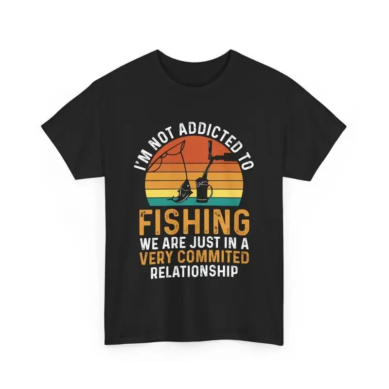 Fisherman Carp Fishing Lover I'm Not Addicted To T Shirt